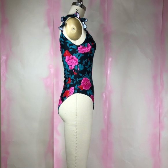 SALE Motel Valentina Frill Floral Swimsuit Ruffle - Picture 6 of 8